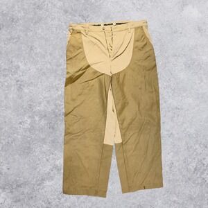 LL Bean Mens Upland Hunting Pants 36 Tan Khaki Nylon Reinforced Field OYV91